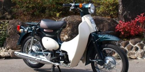 ホンダ リトルカブ セル付き Fi日本製 低走行132km グリーン Cmwmukai Motor Cycle Stock