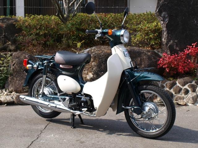 ホンダ リトルカブ セル付き Fi日本製 低走行132km グリーン Cmwmukai Motor Cycle Stock